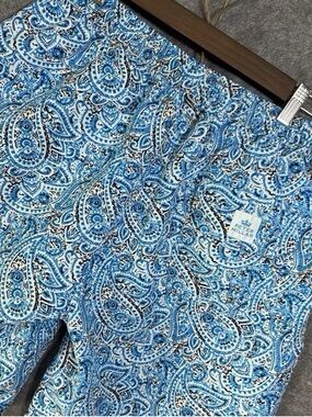 Peter Millar Men’s Blue Paisley Swim Trunks
